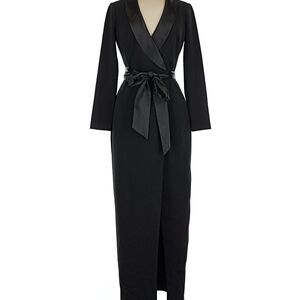 Eliza J Black Tuxedo/Wrap Dress